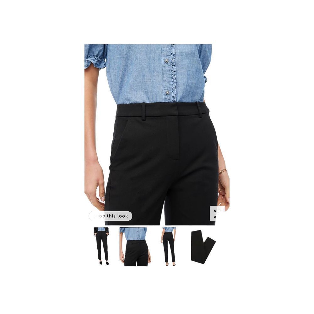 J.Crew Favorite Fit Black trouser pants A1209 woman’s 2